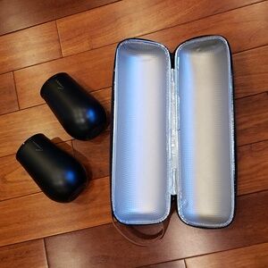 Wine Bottle Carrier. Stainless Steel Glasses  Rabbit brand